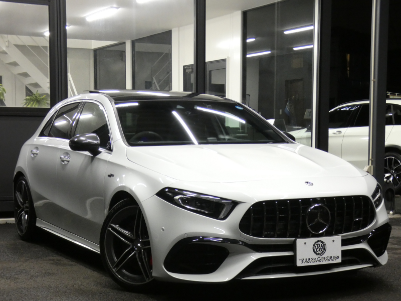 AMG Aクラス A45 S 4MATIC+ AMGｱﾄﾞﾊﾞﾝｽﾄﾞ&ﾚｰﾀﾞｰｾｰﾌﾃｨPKG　meｺﾈｸﾄ AMGﾊﾟﾌｫｰﾏﾝｽｽﾃｱﾘﾝｸﾞ AMGｴｱﾛ&19ｲﾝﾁAW AMG強化ﾌﾞﾚｰｷ 赤黒革/ﾋｰﾀｰ ﾊﾟﾉﾗﾏSR MBUXﾅﾋﾞTV 360度ｶﾒﾗ AppleCarPlay ﾍｯﾄﾞｱｯﾌﾟD ｱﾄﾞﾊﾞﾝｽﾄﾞｻｳﾝﾄﾞ　2年保証付