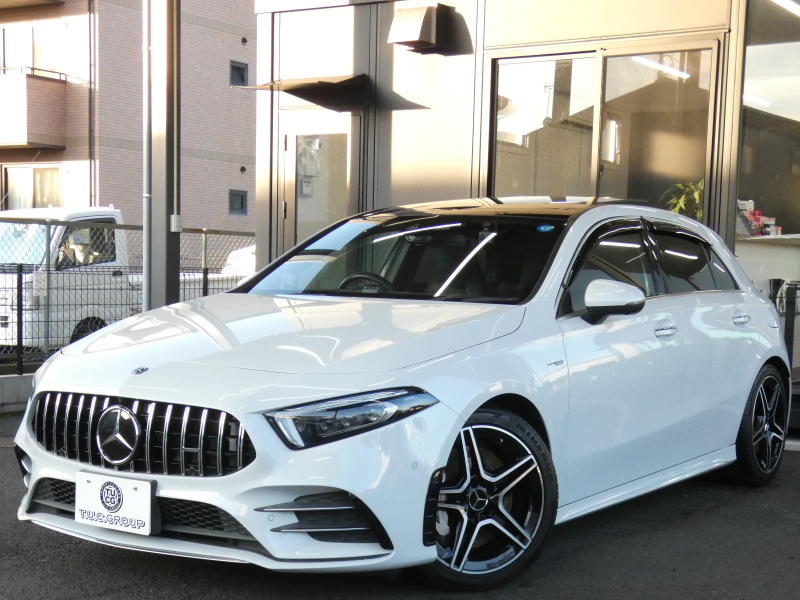 AMG Aクラス A35 4MATIC AMGｱﾄﾞﾊﾞﾝｽﾄﾞ&ﾅﾋﾞｹﾞｰｼｮﾝ&ﾚｰﾀﾞｰｾｰﾌﾃｨPKG　meｺﾈｸﾄ AMGｴｱﾛ 18ｲﾝﾁAW 赤黒革/ﾋｰﾀｰ ﾊﾟﾉﾗﾏｻﾝﾙｰﾌ MBUXﾅﾋﾞ 地ﾃﾞｼﾞ 360度ｶﾒﾗ ﾍｯﾄﾞｱｯﾌﾟD ｱﾄﾞﾊﾞﾝｽﾄﾞｻｳﾝﾄﾞ 前後ﾄﾞﾗﾚｺ LEDﾍｯﾄﾞﾗｲﾄ/自動HB　2年保証付