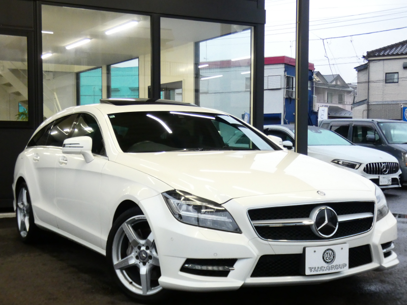 メルセデスベンツ CLS CLS350 BL-EF ｼｭｰﾃｨﾝｸﾞﾌﾞﾚｰｸ AMGｽﾎﾟｰﾂ&ﾚｰﾀﾞｰｾｰﾌﾃｨPKG　ｷｰﾚｽｺﾞｰ 黒本革ｼｰﾄ/前後ﾋｰﾀｰ ｻﾝﾙｰﾌ ﾅﾋﾞ 地ﾃﾞｼﾞ Bｶﾒﾗ 自動ﾘｱｹﾞｰﾄ ﾊﾟﾄﾞﾙｼﾌﾄ LEDﾗｲﾄ/自動HB ｱﾝﾋﾞｴﾝﾄﾗｲﾄ AMGｴｱﾛ&19ｲﾝﾁAW　2年保証付
