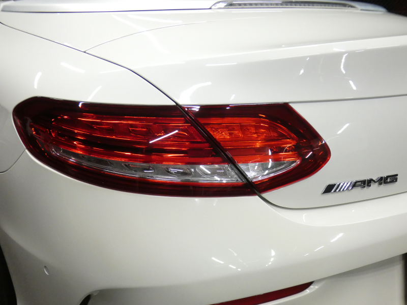 AMG Cクラス C43 4MATIC ｶﾌﾞﾘｵﾚ ﾚｰﾀﾞｰｾｰﾌﾃｨPKG　ｷｰﾚｽｺﾞｰ 9速AT ﾌﾞﾗｯｸ幌 赤本革ｼｰﾄ/ﾋｰﾀｰ/ｴｱｽｶｰﾌ HDDﾅﾋﾞ 地ﾃﾞｼﾞ Bｶﾒﾗ Burmester ｴｱﾊﾞﾗﾝｽPKG AMGｴｱﾛ/19ｲﾝﾁAW AMGﾗｲﾄﾞｺﾝﾄﾛｰﾙｻｽ LEDﾗｲﾄ/自動ﾊｲﾋﾞｰﾑ　2年保証付