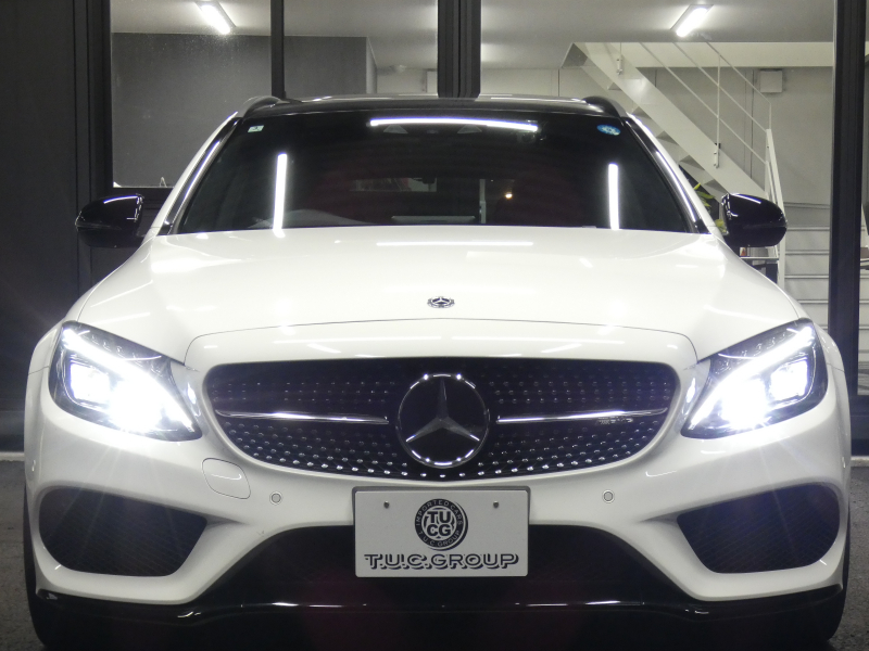 AMG Cクラス C43 4MATIC ｽﾃｰｼｮﾝﾜｺﾞﾝ ﾚｰﾀﾞｰｾｰﾌﾃｨPKG　meｺﾈｸﾄ 9速AT AMGｴｱﾛ&19ｲﾝﾁｱﾙﾐ 赤本革 ﾊﾟﾉﾗﾏｻﾝﾙｰﾌ ﾅﾋﾞTV Bｶﾒﾗ Burmester ﾍｯﾄﾞｱｯﾌﾟD ｴｱﾊﾞﾗﾝｽP/ﾊﾟﾌｭｰﾑｱﾄﾏｲｻﾞｰ 自動ﾘｱｹﾞｰﾄ/ﾌｯﾄOP ﾊﾟﾄﾞﾙｼﾌﾄ LEDﾍｯﾄﾞﾗｲﾄ/自動HB　2年保証付