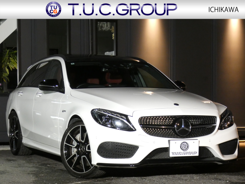 AMG Cクラス C43 4MATIC ｽﾃｰｼｮﾝﾜｺﾞﾝ ﾚｰﾀﾞｰｾｰﾌﾃｨPKG　meｺﾈｸﾄ 9速AT AMGｴｱﾛ&19ｲﾝﾁｱﾙﾐ 赤本革 ﾊﾟﾉﾗﾏｻﾝﾙｰﾌ ﾅﾋﾞTV Bｶﾒﾗ Burmester ﾍｯﾄﾞｱｯﾌﾟD ｴｱﾊﾞﾗﾝｽP/ﾊﾟﾌｭｰﾑｱﾄﾏｲｻﾞｰ 自動ﾘｱｹﾞｰﾄ/ﾌｯﾄOP ﾊﾟﾄﾞﾙｼﾌﾄ LEDﾍｯﾄﾞﾗｲﾄ/自動HB　2年保証付