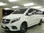 メルセデスベンツ Vクラス V220d ｴｸｽｸﾙｰｼﾌﾞ ﾛﾝｸﾞ ﾌﾟﾗﾁﾅｽｲｰﾄ ﾚｰﾀﾞｰｾｰﾌﾃｨPKG　後期 1ｵｰﾅｰ 受注生産 現行2,000ccE/G 全席ﾅｯﾊﾟﾚｻﾞｰ ｴｸｽｸﾙｰｼﾌﾞｼｰﾄ DINAMICAﾙｰﾌﾗｲﾅｰ ﾊﾟﾉﾗﾏSR MBUXﾅﾋﾞ Aｶｰﾌﾟﾚｲ 360ｶﾒﾗ AMGｴｱﾛ&19AW　新車保証継承可能