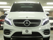 メルセデスベンツ Vクラス V220d ｴｸｽｸﾙｰｼﾌﾞ ﾛﾝｸﾞ ﾌﾟﾗﾁﾅｽｲｰﾄ ﾚｰﾀﾞｰｾｰﾌﾃｨPKG　後期 1ｵｰﾅｰ 受注生産 現行2,000ccE/G 全席ﾅｯﾊﾟﾚｻﾞｰ ｴｸｽｸﾙｰｼﾌﾞｼｰﾄ DINAMICAﾙｰﾌﾗｲﾅｰ ﾊﾟﾉﾗﾏSR MBUXﾅﾋﾞ Aｶｰﾌﾟﾚｲ 360ｶﾒﾗ AMGｴｱﾛ&19AW　新車保証継承可能