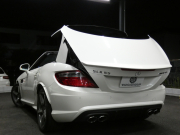 AMG SLKクラス SLK55 AMG ﾚｰﾀﾞｰｾｰﾌﾃｨPKG　左ﾊﾝﾄﾞﾙ 422ps ｷｰﾚｽｺﾞｰ ﾏｼﾞｯｸｽｶｲR ﾅｯﾊﾟ革ｼｰﾄ ﾋｰﾀｰ&ｴｱｽｶｰﾌ 純正ﾅﾋﾞTV TVｷｬﾝｾﾗｰ Bｶﾒﾗ harman/kardon IWCｸﾛｯｸ AMGｴｱﾛ&18AW AMG強化ｻｽ&ﾌﾞﾚｰｷ AMGｽﾎﾟｰﾂｴｸﾞｿﾞｰｽﾄ　2年保証付