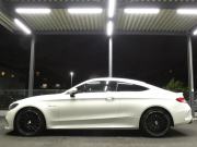 AMG Cクラス C63 ｸｰﾍﾟ ﾚｰﾀﾞｰｾｰﾌﾃｨPKG　AMG19ｲﾝﾁAW &AMGｴｱﾛ ﾌﾞﾗｯｸﾅｯﾊﾟﾚｻﾞｰ ﾅﾋﾞTV Bｶﾒﾗ Burmester ﾄﾞﾗﾚｺ 自動ﾄﾗﾝｸ/ﾌｯﾄOP ｴｱﾊﾞﾗﾝｽPKG/ﾊﾟﾌｭｰﾑｱﾄﾏｲｻﾞｰ LEDﾍｯﾄﾞﾗｲﾄ　2年保証付