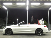 AMG Cクラス C43 4MATIC ｶﾌﾞﾘｵﾚ ﾚｰﾀﾞｰｾｰﾌﾃｨPKG　後期 390ps meｺﾈｸﾄ 赤革 赤幌 HDDﾅﾋﾞ 地ﾃﾞｼﾞ Appleｶｰﾌﾟﾚｲ ﾍｯﾄﾞｱｯﾌﾟD Burmester ﾏﾙﾁﾋﾞｰﾑLEDﾍｯﾄﾞﾗｲﾄ　2年保証付