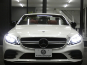 AMG Cクラス C43 4MATIC ｶﾌﾞﾘｵﾚ ﾚｰﾀﾞｰｾｰﾌﾃｨPKG　後期 390ps meｺﾈｸﾄ 赤革 赤幌 HDDﾅﾋﾞ 地ﾃﾞｼﾞ Appleｶｰﾌﾟﾚｲ ﾍｯﾄﾞｱｯﾌﾟD Burmester ﾏﾙﾁﾋﾞｰﾑLEDﾍｯﾄﾞﾗｲﾄ　2年保証付