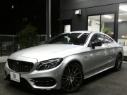 AMG Cクラス C43 4MATIC ｸｰﾍﾟ ﾚｰﾀﾞｰｾｰﾌﾃｨPKG　9速AT AMGｴｱﾛ&19ｲﾝﾁｱﾙﾐ ﾊﾟﾅﾒﾘｶｰﾅｸﾞﾘﾙ 黒本革 HDDﾅﾋﾞ 地ﾃﾞｼﾞ ﾊﾞｯｸｶﾒﾗ Burmester ﾊﾟﾌｭｰﾑｱﾄﾏｲｻﾞｰ 前後ﾄﾞﾗﾚｺ LEDﾍｯﾄﾞﾗｲﾄ/ｱﾀﾞﾌﾟﾃｨﾌﾞHB　2年保証付