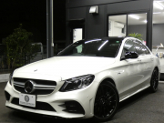 AMG Cクラス C43 4MATIC ﾚｰﾀﾞｰｾｰﾌﾃｨPKG　後期 390ps meｺﾈｸﾄ 黒本革 ﾊﾟﾉﾗﾏSR HDDﾅﾋﾞ 地ﾃﾞｼﾞ Appleｶｰﾌﾟﾚｲ ﾍｯﾄﾞｱｯﾌﾟD Burmester ｴｱﾊﾞﾗﾝｽPKG ｵｰﾄﾄﾗﾝｸ ﾏﾙﾁﾋﾞｰﾑLEDﾍｯﾄﾞﾗｲﾄ　2年保証付