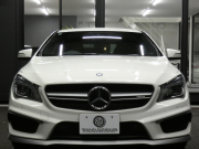 AMG Aクラス CLA45 AMG 4MATIC ﾚｰﾀﾞｰｾｰﾌﾃｨPKG　AMGｴｱﾛ&18AW 強化ﾌﾞﾚｰｷ&ｻｽﾍﾟﾝｼｮﾝ ﾃﾞｨｽﾄﾛﾆｯｸﾌﾟﾗｽ 黒本革ｼｰﾄ HDDﾅﾋﾞ 地ﾃﾞｼﾞ Bｶﾒﾗ ｷｾﾉﾝﾗｲﾄ ｱﾀﾞﾌﾟﾃｨﾌﾞHB ﾊﾟﾄﾞﾙｼﾌﾄ ﾃﾞｼﾞﾀﾙｲﾝﾅｰﾐﾗｰ　2年保証付