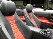 メルセデスベンツ Eクラス E200 ｶﾌﾞﾘｵﾚ ｽﾎﾟｰﾂ ﾚｰﾀﾞｰｾｰﾌﾃｨPKG　meｺﾈｸﾄ AMGｴｱﾛ&19AW ﾀﾞｰｸﾚｯﾄﾞ幌 ﾚｯﾄﾞ/ﾌﾞﾗｯｸ革 ﾋｰﾀｰ&ｴｱｽｶｰﾌ 純正ﾅﾋﾞ 地ﾃﾞｼﾞ Aｶｰﾌﾟﾚｲ 360ｶﾒﾗ ﾄﾞﾗﾚｺ ﾍｯﾄﾞｱｯﾌﾟD Burmester ｴｱﾊﾞﾗﾝｽPKG　2年保証付