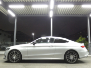 AMG Cクラス C43 4MATIC ｸｰﾍﾟ ﾚｰﾀﾞｰｾｰﾌﾃｨPKG　9速AT AMGｴｱﾛ&19ｲﾝﾁｱﾙﾐ 黒本革 HDDﾅﾋﾞ 地ﾃﾞｼﾞ ﾊﾞｯｸｶﾒﾗ Burmester ﾊﾟﾌｭｰﾑｱﾄﾏｲｻﾞｰ ﾍｯﾄﾞｱｯﾌﾟD 純正ﾄﾞﾗﾚｺ LEDﾍｯﾄﾞﾗｲﾄ/ｱﾀﾞﾌﾟﾃｨﾌﾞHB　2年保証付