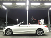 メルセデスベンツ Cクラス C180 ｶﾌﾞﾘｵﾚ ﾚｻﾞｰｴｸｽｸﾙｰｼﾌﾞ&ﾚｰﾀﾞｰｾｰﾌﾃｨPKG　9速AT meｺﾈｸﾄ AMGｴｱﾛ&19ｲﾝﾁｱﾙﾐ 赤革 赤幌 HDDﾅﾋﾞ 地ﾃﾞｼﾞ Bｶﾒﾗ Bluetoothｵｰﾃﾞｨｵ ﾄﾞﾗﾚｺ LEDﾍｯﾄﾞﾗｲﾄ ｴｱﾊﾞﾗﾝｽPKG ﾍｯﾄﾞｱｯﾌﾟD　2年保証付