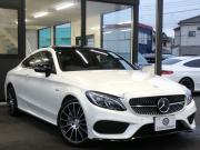 AMG Cクラス C43 4MATIC ｸｰﾍﾟ ﾚｰﾀﾞｰｾｰﾌﾃｨPKG　9速AT AMGｴｱﾛ&19ｲﾝﾁｱﾙﾐ 黒本革 ﾊﾟﾉﾗﾏSR HDDﾅﾋﾞ 地ﾃﾞｼﾞ ﾊﾞｯｸｶﾒﾗ Burmester ﾊﾟﾌｭｰﾑｱﾄﾏｲｻﾞｰ ﾄﾞﾗﾚｺ 自動ﾄﾗﾝｸ/ﾌｯﾄOP LEDﾍｯﾄﾞﾗｲﾄ/ｱﾀﾞﾌﾟﾃｨﾌﾞHB　2年保証付