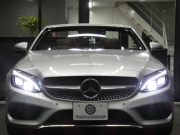 メルセデスベンツ Cクラス C300 ｶﾌﾞﾘｵﾚ ｽﾎﾟｰﾂ ﾚｰﾀﾞｰｾｰﾌﾃｨPKG　受注生産ﾓﾃﾞﾙ 9速AT AMGｴｱﾛ&19ｲﾝﾁｱﾙﾐ 黒本革 黒幌 HDDﾅﾋﾞ 地ﾃﾞｼﾞ Bｶﾒﾗ Bluetoothｵｰﾃﾞｨｵ 360ﾄﾞﾗﾚｺ LEDﾍｯﾄﾞﾗｲﾄ ｱﾀﾞﾌﾟﾃｨﾌﾞHB ｴｱﾊﾞﾗﾝｽPKG Burmesterｻﾗｳﾝﾄﾞ　2年保証付