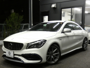 AMG CLAクラス CLA45 4MATIC ﾚｰｼﾝｸﾞｴﾃﾞｨｼｮﾝ ﾚｰﾀﾞｰｾｰﾌﾃｨPKG　後期 1ｵｰﾅｰ 90台限定車 381ps 半革 ﾅﾋﾞTV Aｶｰﾌﾟﾚｲ Bｶﾒﾗ ﾀﾞｲﾅﾐｯｸｾﾚｸﾄ LEDﾗｲﾄ ｱﾀﾞﾌﾟﾃｨﾌﾞHB ﾊﾟﾄﾞﾙｼﾌﾄ AMGｴｱﾛ&18ｲﾝﾁAW　2年保証付