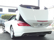 メルセデスベンツ SLクラス SL350  BL-EF AMGｽﾎﾟｰﾂ&ﾚｰﾀﾞｰｾｰﾌﾃｨPKG　ﾏｼﾞｯｸｽｶｲﾙｰﾌ AMGｴｱﾛ&19AW ﾊﾟﾅﾒﾘｶｰﾅｸﾞﾘﾙ ｷｰﾚｽｺﾞｰ 黒本革ｼｰﾄ HDDﾅﾋﾞ 地ﾃﾞｼﾞ Bｶﾒﾗ ﾊﾟｰｸﾄﾛﾆｯｸ ﾄﾞﾗﾚｺ ｵｰﾄﾄﾗﾝｸ ﾏﾙﾁｶﾗｰｱﾝﾋﾞｴﾝﾄ　2年保証付