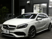 AMG Aクラス A45 4MATIC ﾚｰﾀﾞｰｾｰﾌﾃｨPKG　後期 381ps AMGﾊﾟﾌｫｰﾏﾝｽEX AMGｴｱﾛ&18AW ｷｰﾚｽｺﾞｰ 黒本革ｼｰﾄ/ﾋｰﾀｰ ﾅﾋﾞTV Aｶｰﾌﾟﾚｲ Bｶﾒﾗ ﾀﾞｲﾅﾐｯｸｾﾚｸﾄ LEDﾗｲﾄ ｱﾀﾞﾌﾟﾃｨﾌﾞHB ﾊﾟﾄﾞﾙｼﾌﾄ　2年保証付