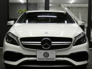 AMG Aクラス A45 4MATIC ﾚｰﾀﾞｰｾｰﾌﾃｨPKG　後期 381ps AMGﾊﾟﾌｫｰﾏﾝｽEX AMGｴｱﾛ&18AW ｷｰﾚｽｺﾞｰ 黒本革ｼｰﾄ/ﾋｰﾀｰ ﾅﾋﾞTV Aｶｰﾌﾟﾚｲ Bｶﾒﾗ ﾀﾞｲﾅﾐｯｸｾﾚｸﾄ LEDﾗｲﾄ ｱﾀﾞﾌﾟﾃｨﾌﾞHB ﾊﾟﾄﾞﾙｼﾌﾄ　2年保証付