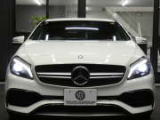 AMG Aクラス A45 4MATIC ﾚｰﾀﾞｰｾｰﾌﾃｨPKG　後期 381ps AMGﾊﾟﾌｫｰﾏﾝｽEX AMGｴｱﾛ&18AW ｷｰﾚｽｺﾞｰ 黒本革ｼｰﾄ/ﾋｰﾀｰ ﾅﾋﾞTV Aｶｰﾌﾟﾚｲ Bｶﾒﾗ ﾀﾞｲﾅﾐｯｸｾﾚｸﾄ LEDﾗｲﾄ ｱﾀﾞﾌﾟﾃｨﾌﾞHB ﾊﾟﾄﾞﾙｼﾌﾄ　2年保証付