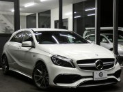 AMG Aクラス A45 4MATIC ﾚｰﾀﾞｰｾｰﾌﾃｨPKG　後期 381ps AMGﾊﾟﾌｫｰﾏﾝｽEX AMGｴｱﾛ&18AW ｷｰﾚｽｺﾞｰ 黒本革ｼｰﾄ/ﾋｰﾀｰ ﾅﾋﾞTV Aｶｰﾌﾟﾚｲ Bｶﾒﾗ ﾀﾞｲﾅﾐｯｸｾﾚｸﾄ LEDﾗｲﾄ ｱﾀﾞﾌﾟﾃｨﾌﾞHB ﾊﾟﾄﾞﾙｼﾌﾄ　2年保証付