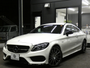 AMG Cクラス C43 4MATIC ｸｰﾍﾟ ﾚｰﾀﾞｰｾｰﾌﾃｨPKG　9速AT AMGｴｱﾛ&19ｲﾝﾁｱﾙﾐ 黒本革 HDDﾅﾋﾞ 地ﾃﾞｼﾞ ﾊﾞｯｸｶﾒﾗ Burmester ﾊﾟﾌｭｰﾑｱﾄﾏｲｻﾞｰ 純正ﾄﾞﾗﾚｺ 自動ﾄﾗﾝｸ/ﾌｯﾄOP ﾊﾟﾄﾞﾙｼﾌﾄ LEDﾍｯﾄﾞﾗｲﾄ/ｱﾀﾞﾌﾟﾃｨﾌﾞHB　2年保証付