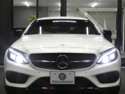 AMG Cクラス C43 4MATIC ｸｰﾍﾟ ﾚｰﾀﾞｰｾｰﾌﾃｨPKG　9速AT AMGｴｱﾛ&19ｲﾝﾁｱﾙﾐ 黒本革 HDDﾅﾋﾞ 地ﾃﾞｼﾞ ﾊﾞｯｸｶﾒﾗ Burmester ﾊﾟﾌｭｰﾑｱﾄﾏｲｻﾞｰ 純正ﾄﾞﾗﾚｺ 自動ﾄﾗﾝｸ/ﾌｯﾄOP ﾊﾟﾄﾞﾙｼﾌﾄ LEDﾍｯﾄﾞﾗｲﾄ/ｱﾀﾞﾌﾟﾃｨﾌﾞHB　2年保証付