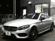 AMG Cクラス C43 4MATIC ｸｰﾍﾟ ﾚｰﾀﾞｰｾｰﾌﾃｨPKG　9速AT AMGｴｱﾛ&19ｲﾝﾁｱﾙﾐ 赤本革 ﾊﾟﾉﾗﾏｻﾝﾙｰﾌ HDDﾅﾋﾞ 地ﾃﾞｼﾞ Bｶﾒﾗ Burmester ｴｱﾊﾞﾗﾝｽP/ﾊﾟﾌｭｰﾑｱﾄﾏｲｻﾞｰ 自動ﾄﾗﾝｸ/ﾌｯﾄOP ﾊﾟﾄﾞﾙｼﾌﾄ LEDﾍｯﾄﾞﾗｲﾄ/ｱﾀﾞﾌﾟﾃｨﾌﾞHB　2年保証付