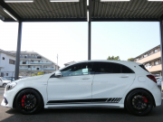 AMG Aクラス A45 4MATIC ﾚｰﾀﾞｰｾｰﾌﾃｨPKG　後期 381ps TWS19ｲﾝﾁAW AMGｴｱﾛ ｷｰﾚｽｺﾞｰ 黒本革ｼｰﾄ/ﾋｰﾀｰ ﾅﾋﾞTV Aｶｰﾌﾟﾚｲ Bｶﾒﾗ ﾀﾞｲﾅﾐｯｸｾﾚｸﾄ LEDﾗｲﾄ/ｱﾀﾞﾌﾟﾃｨﾌﾞHB ﾊﾟﾄﾞﾙｼﾌﾄ　2年保証付