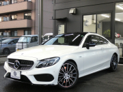 AMG Cクラス C43 4MATIC ｸｰﾍﾟ ﾚｰﾀﾞｰｾｰﾌﾃｨPKG　1ｵｰﾅｰ meｺﾈｸﾄ 9速AT AMGｴｱﾛ&19ｲﾝﾁｱﾙﾐ 黒本革 ﾊﾟﾉﾗﾏｻﾝﾙｰﾌ ﾅﾋﾞTV Bｶﾒﾗ Burmester ﾍｯﾄﾞｱｯﾌﾟD ｴｱﾊﾞﾗﾝｽP/ﾊﾟﾌｭｰﾑｱﾄﾏｲｻﾞｰ 自動ﾄﾗﾝｸ/ﾌｯﾄOP ﾊﾟﾄﾞﾙｼﾌﾄ LEDﾍｯﾄﾞﾗｲﾄ/自動HB　2年保証付