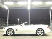 メルセデスベンツ SLクラス SL350 AMGｽﾎﾟｰﾂ&ABC&ﾚｰﾀﾞｰｾｰﾌﾃｨPKG　AMGｴｱﾛ/19ｲﾝﾁAW ﾏｼﾞｯｸｽｶｲﾙｰﾌ ｷｰﾚｽｺﾞｰ 黒革/ﾍﾞﾝﾁﾚｰﾀｰ HDDﾅﾋﾞ 地ﾃﾞｼﾞ Bｶﾒﾗ BTｵｰﾃﾞｨｵ ﾊﾟﾄﾞﾙｼﾌﾄ 自動ﾄﾗﾝｸ/ﾌｯﾄOP付 ABCｻｽﾍﾟﾝｼｮﾝ ｷｾﾉﾝ/自動HB ｱﾝﾋﾞｴﾝﾄﾗｲﾄ　2年保証付