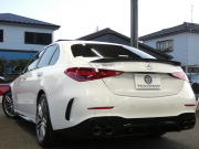 AMG Cクラス C43 4MATIC AMGﾅｲﾄ&ﾚｰﾀﾞｰｾｰﾌﾃｨPKG　BSG搭載 AMGｴｱﾛ&19AW AMGﾅｲﾄPKG ﾊﾟﾌｫｰﾏﾝｽｻｳﾝﾄﾞ ﾘｱｱｸｽﾙｽﾃｱﾘﾝｸﾞ 黒本革ｼｰﾄ/ﾋｰﾀｰ/ﾍﾞﾝﾁﾚｰﾀｰ MBUXﾅﾋﾞ 地ﾃﾞｼﾞ 360度ｶﾒﾗ Burmester HUD 前後ﾄﾞﾗﾚｺ DIGITALﾗｲﾄ　2年保証付