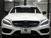 メルセデスベンツ Cクラス C300 ｸｰﾍﾟ ｽﾎﾟｰﾂ ﾚｰﾀﾞｰｾｰﾌﾃｨPKG　受注生産ﾓﾃﾞﾙ  高出力E/G 専用ｴｸｽﾃﾘｱ ｷｰﾚｽｺﾞｰ 黒本革ｼｰﾄ/ﾋｰﾀｰ HDDﾅﾋﾞ 地ﾃﾞｼﾞ Bｶﾒﾗ 前後ﾄﾞﾗﾚｺ ｴｱﾊﾞﾗﾝｽPKG ﾊﾟｰｸﾄﾛﾆｯｸ LEDﾗｲﾄ/自動HB AMGｴｱﾛ 専用AMG19AW　2年保証付