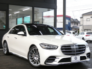 メルセデスベンツ Sクラス S400d 4MATIC AMGﾗｲﾝ ﾚｻﾞｰｴｸｽｸﾙｰｼﾌﾞ&ﾍﾞｰｼｯｸPKG　1ｵｰﾅｰ ﾌﾞﾗｯｸﾚｻﾞｰ/ﾋｰﾀｰ/ﾍﾞﾝﾁﾚｰﾀｰ ﾊﾟﾉﾗﾏSR MBUXﾅﾋﾞTV AppleCarPlay 360ｶﾒﾗ Burmester ﾍｯﾄﾞｱｯﾌﾟD 自動ﾄﾗﾝｸ/ﾌｯﾄOP ﾃﾞｼﾞﾀﾙLEDﾗｲﾄ AMGｴｱﾛ/20ｲﾝﾁAW　2年保証付