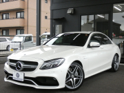 AMG Cクラス C63 ｴｸｽｸﾙｰｼﾌﾞ&ﾚｰﾀﾞｰｾｰﾌﾃｨPKG　1ｵｰﾅｰ AMG19ｲﾝﾁAW&AMGｴｱﾛ ﾌﾞﾗｯｸﾅｯﾊﾟﾚｻﾞｰ ﾅﾋﾞTV Bｶﾒﾗ Burmester 純正ﾄﾞﾗﾚｺ 自動ﾄﾗﾝｸ/ﾌｯﾄOP ｴｱﾊﾞﾗﾝｽPKG/ﾊﾟﾌｭｰﾑｱﾄﾏｲｻﾞｰ AMGﾗｲﾄﾞｺﾝﾄﾛｰﾙｻｽ AMG強化ﾌﾞﾚｰｷ LEDﾍｯﾄﾞﾗｲﾄ　2年保証付