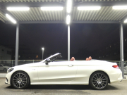 AMG Cクラス C43 4MATIC ｶﾌﾞﾘｵﾚ ﾚｰﾀﾞｰｾｰﾌﾃｨPKG　ｷｰﾚｽｺﾞｰ 9速AT ﾌﾞﾗｯｸ幌 赤本革ｼｰﾄ/ﾋｰﾀｰ/ｴｱｽｶｰﾌ HDDﾅﾋﾞ 地ﾃﾞｼﾞ Bｶﾒﾗ Burmester ｴｱﾊﾞﾗﾝｽPKG AMGｴｱﾛ/19ｲﾝﾁAW AMGﾗｲﾄﾞｺﾝﾄﾛｰﾙｻｽ LEDﾗｲﾄ/自動ﾊｲﾋﾞｰﾑ　2年保証付