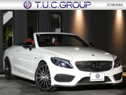 AMG Cクラス C43 4MATIC ｶﾌﾞﾘｵﾚ ﾚｰﾀﾞｰｾｰﾌﾃｨPKG　ｷｰﾚｽｺﾞｰ 9速AT ﾌﾞﾗｯｸ幌 赤本革ｼｰﾄ/ﾋｰﾀｰ/ｴｱｽｶｰﾌ HDDﾅﾋﾞ 地ﾃﾞｼﾞ Bｶﾒﾗ Burmester ｴｱﾊﾞﾗﾝｽPKG AMGｴｱﾛ/19ｲﾝﾁAW AMGﾗｲﾄﾞｺﾝﾄﾛｰﾙｻｽ LEDﾗｲﾄ/自動ﾊｲﾋﾞｰﾑ　2年保証付