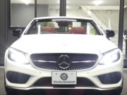 AMG Cクラス C43 4MATIC ｶﾌﾞﾘｵﾚ ﾚｰﾀﾞｰｾｰﾌﾃｨPKG　ｷｰﾚｽｺﾞｰ 9速AT ﾌﾞﾗｯｸ幌 赤本革ｼｰﾄ/ﾋｰﾀｰ/ｴｱｽｶｰﾌ HDDﾅﾋﾞ 地ﾃﾞｼﾞ Bｶﾒﾗ Burmester ｴｱﾊﾞﾗﾝｽPKG AMGｴｱﾛ/19ｲﾝﾁAW AMGﾗｲﾄﾞｺﾝﾄﾛｰﾙｻｽ LEDﾗｲﾄ/自動ﾊｲﾋﾞｰﾑ　2年保証付