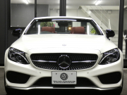 AMG Cクラス C43 4MATIC ｶﾌﾞﾘｵﾚ ﾚｰﾀﾞｰｾｰﾌﾃｨPKG　ｷｰﾚｽｺﾞｰ 9速AT ﾌﾞﾗｯｸ幌 赤本革ｼｰﾄ/ﾋｰﾀｰ/ｴｱｽｶｰﾌ HDDﾅﾋﾞ 地ﾃﾞｼﾞ Bｶﾒﾗ Burmester ｴｱﾊﾞﾗﾝｽPKG AMGｴｱﾛ/19ｲﾝﾁAW AMGﾗｲﾄﾞｺﾝﾄﾛｰﾙｻｽ LEDﾗｲﾄ/自動ﾊｲﾋﾞｰﾑ　2年保証付
