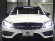 AMG Cクラス C43 4MATIC ｽﾃｰｼｮﾝﾜｺﾞﾝ ﾚｰﾀﾞｰｾｰﾌﾃｨPKG　meｺﾈｸﾄ 9速AT AMGｴｱﾛ&19ｲﾝﾁｱﾙﾐ 赤本革 ﾊﾟﾉﾗﾏｻﾝﾙｰﾌ ﾅﾋﾞTV Bｶﾒﾗ Burmester ﾍｯﾄﾞｱｯﾌﾟD ｴｱﾊﾞﾗﾝｽP/ﾊﾟﾌｭｰﾑｱﾄﾏｲｻﾞｰ 自動ﾘｱｹﾞｰﾄ/ﾌｯﾄOP ﾊﾟﾄﾞﾙｼﾌﾄ LEDﾍｯﾄﾞﾗｲﾄ/自動HB　2年保証付