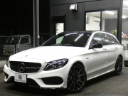 AMG Cクラス C43 4MATIC ｽﾃｰｼｮﾝﾜｺﾞﾝ ﾚｰﾀﾞｰｾｰﾌﾃｨPKG　meｺﾈｸﾄ 9速AT AMGｴｱﾛ&19ｲﾝﾁｱﾙﾐ 赤本革 ﾊﾟﾉﾗﾏｻﾝﾙｰﾌ ﾅﾋﾞTV Bｶﾒﾗ Burmester ﾍｯﾄﾞｱｯﾌﾟD ｴｱﾊﾞﾗﾝｽP/ﾊﾟﾌｭｰﾑｱﾄﾏｲｻﾞｰ 自動ﾘｱｹﾞｰﾄ/ﾌｯﾄOP ﾊﾟﾄﾞﾙｼﾌﾄ LEDﾍｯﾄﾞﾗｲﾄ/自動HB　2年保証付